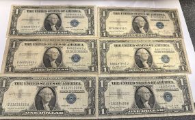 1935G, 1935D, 1935G, 1935F, 1957A, and 1957B One Notes