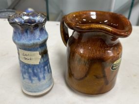 Dryden Original Pitcher and Signed Art Vase
