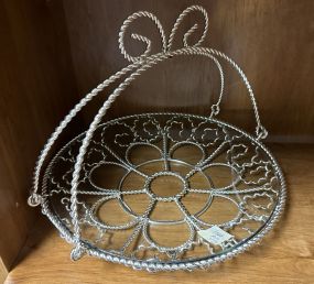 Metal Decorative Fruit Basket