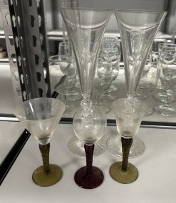 Group of Glass Stemware