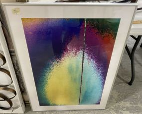 Framed Abstract Decorative Print
