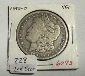 1894-O Morgan Silver Dollar