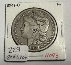 1897-O Morgan Silver Dollar