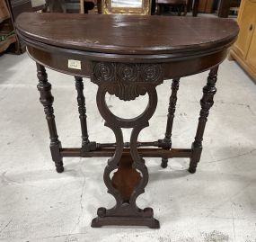 Antique Jacobean Style Game Table