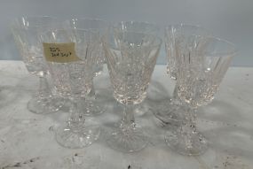 7 Waterford Lismore Wine Glasses