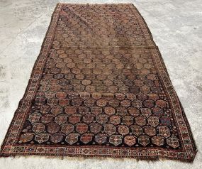 5'7 x 9'10 Semi Antique Persian Wool Rug