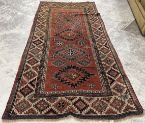 5' x 9'5 Semi Antique Turkish Wool Rug