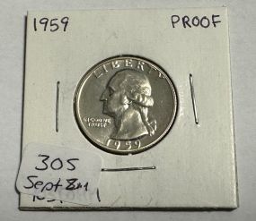 1959 Proof Washington Quarter