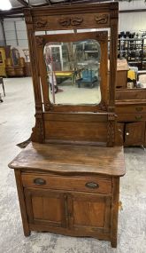 Early 1900's Mahogany Washstand