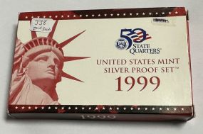 1999 United States Mint Silver proof set
