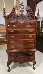 Antique Reproduction Cherry Hiboy Chest