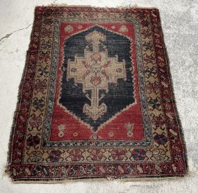 3'6 x 4'10 Semi Antique Persian Wool Rug