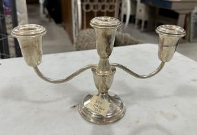 Crosby Weighted Sterling Candle Holder