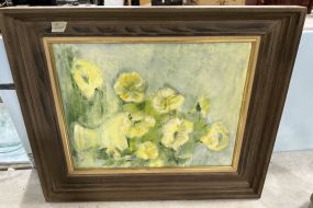 Painting of Flowers Signed