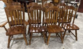 Broyhill Co. Cherry 8 Dining Chairs