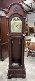 Late 20th Century Cherry Grandfather Clock