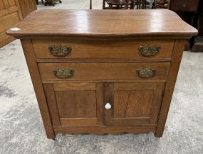 Early 1900's Oak Washstand