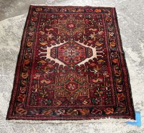 2'4 x 2'10 Vintage Persian Rug