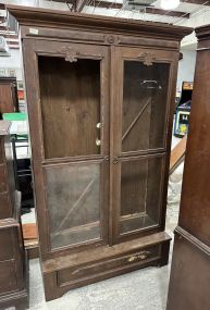 Antique Mahogany Victorian Style Bookcase