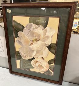 Magnolia Wood Framed Print