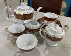 Sunny China 12 Karat Gold Tea Set