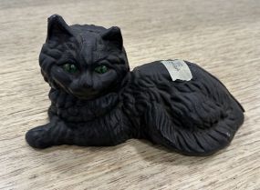 Vintage Cast Iron Cat Statue