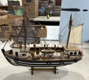 Decorative Wood Model Ship
