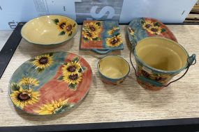 Sunflower Ceramic Set