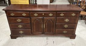 Modern Cherry Traditional Style Triple Dresser