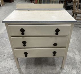 Painted Depression Style Chest