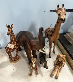Group of Animal Sculptures and Figurines