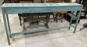 Hand Crafted Painted Console Table