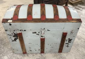 Painted Dome Top Streamer Trunk