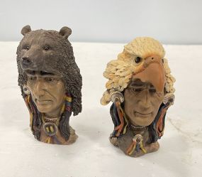 Resin Native American Style Figurines