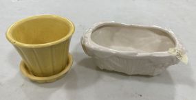 Two McCoy Pottery Pieces
