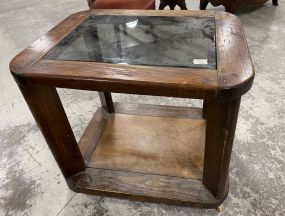 Late 20th Century Pine Lamp Table