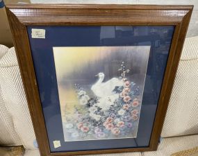 T. Chiu Swan Framed Print