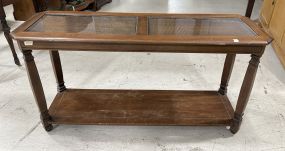 Modern Cherry Sofa Table