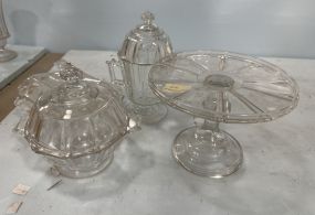 Victorian Rival Spring by Bryce Higbee & Co. Containers and Cake Stand