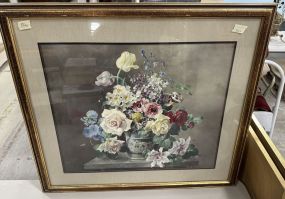 Harold Clayton Still Life Flower Bouquet Print