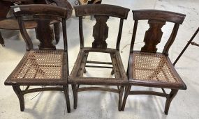 3 Antique Mahogany Side Chairs