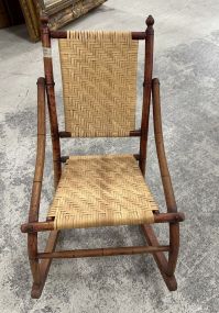 Antique Child's Primitive Style Rocker