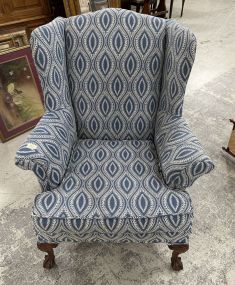 Ball-n-Claw Wing Back Arm Chair