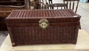 Wicker Style Storage Chest