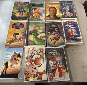 11 Disney VHS Tapes
