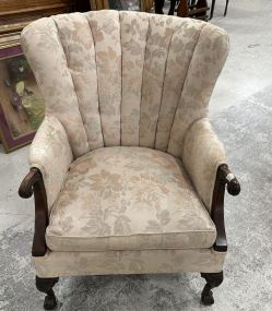 Ball-n-Claw Tufted Arm Chair