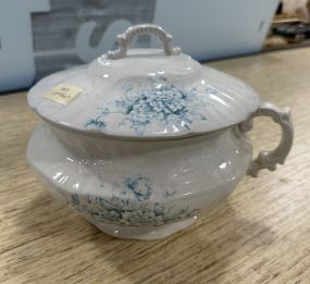Antique Champion Porcelain Lidded Pot
