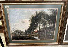 Framed Print of the Country Side