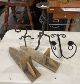 Group of Decorative Candle Holders