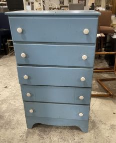 Blue Chest of Drawers